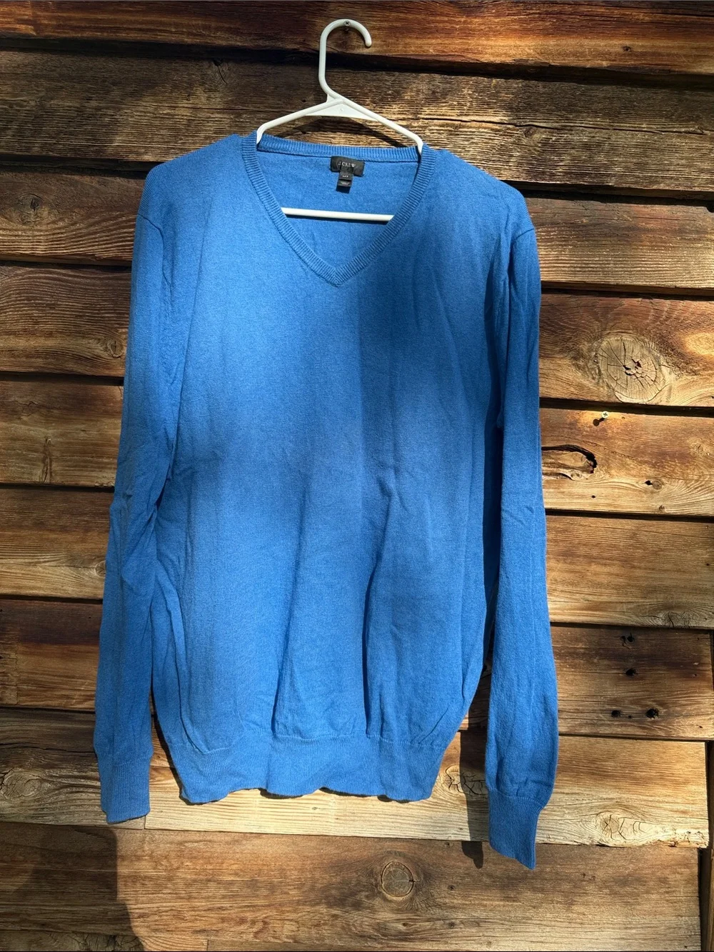 J. Crew cashmere blend v neck size MT